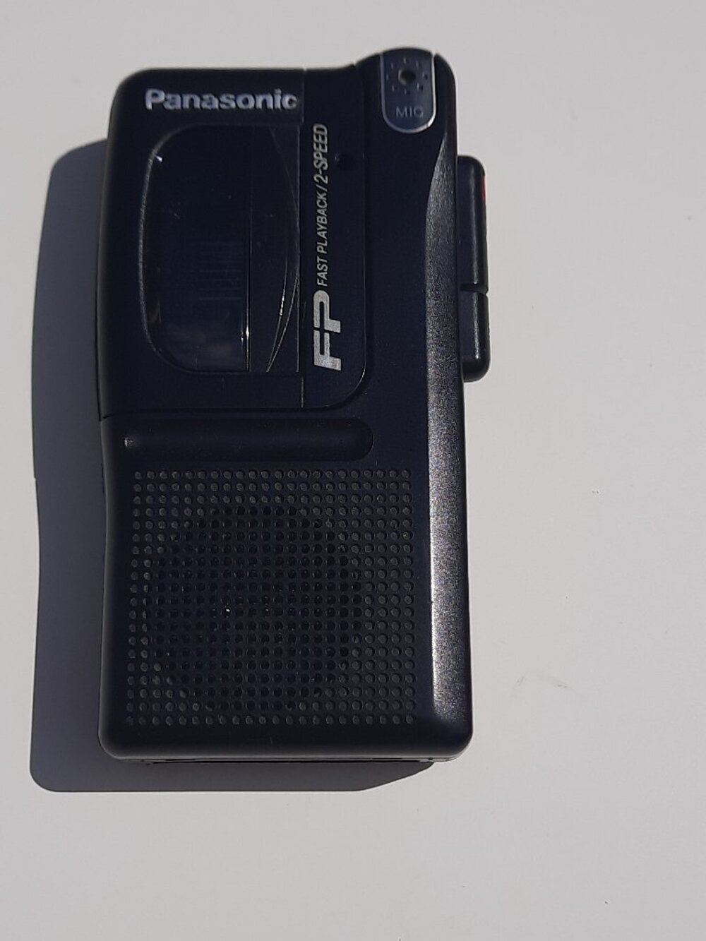 Panasonic RN-202 MicroCassette Voice Recorder 2-Speed Dictaphone Untested